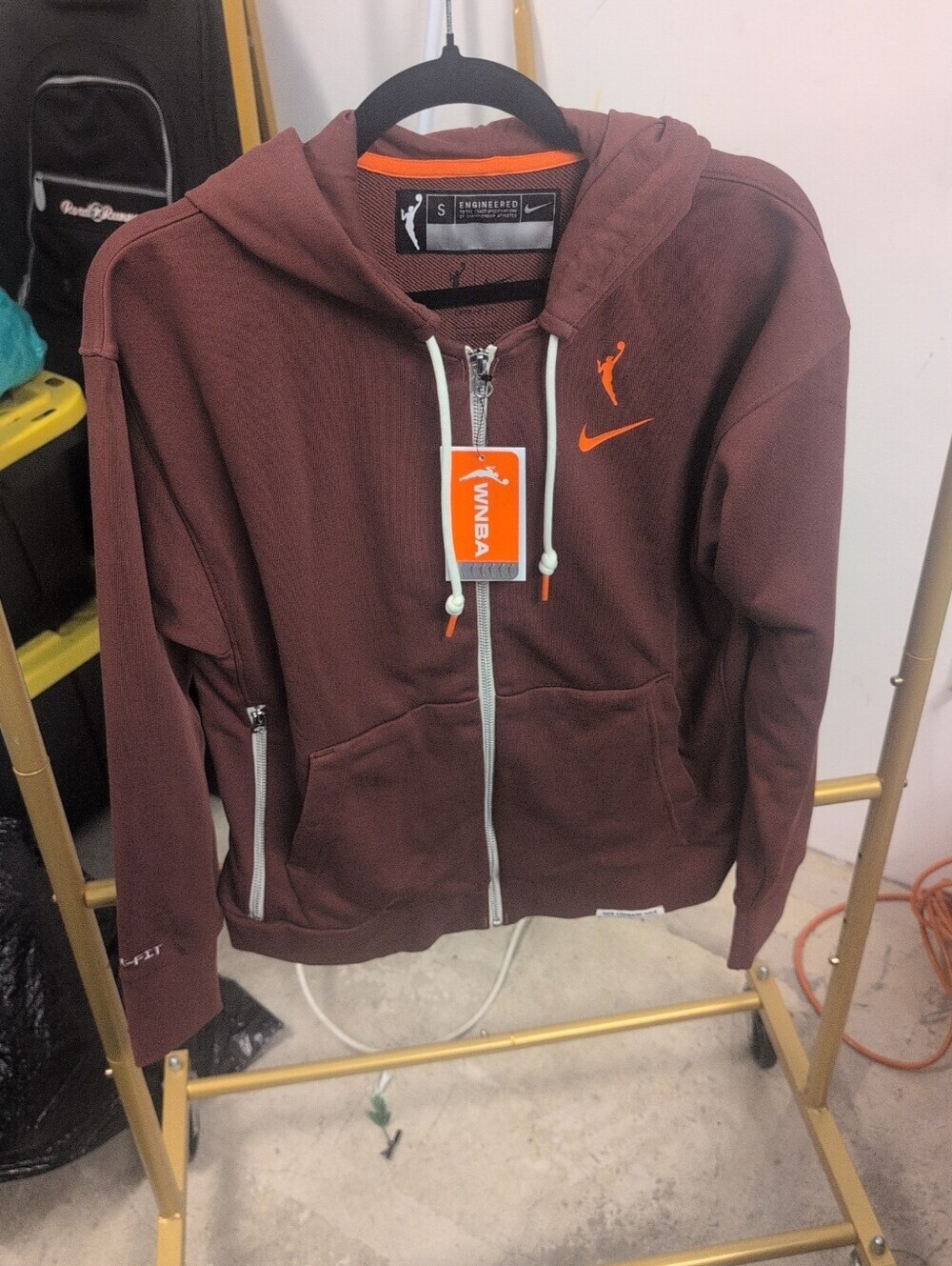 Women's Nike WNBA Maroon Zip Hoodie Size Small NWT